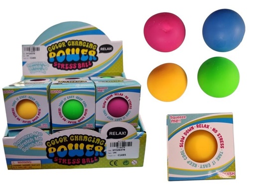 [HY10637B] Bola de Apretar Cambia de Color Displ/12 Surt/4 3a+(449069)