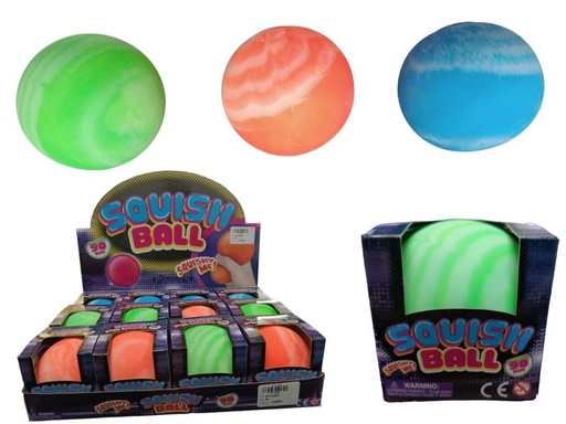 [HY10486] Bola de Apretar Dos Tonos de Color Displ/12 Surt/4 3a+