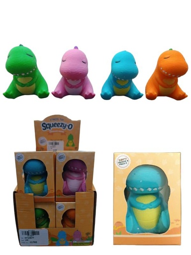 [HY10677] Squeezy-O Dinosaurio de Apretar Displ/12 Surt/4 3a+