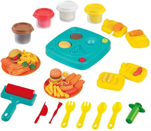 [PG8374] Plasticina p/Armar con Figuras y moldes 3a+