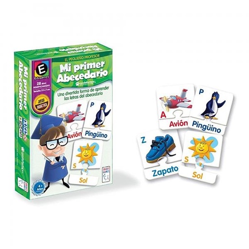 [RN80013] Edugames Mini Rompecabezas Mi Primer Abecedario 4a+(Antes 65709)