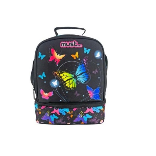 [DK585547] Lonchera Must Yummy 22X16X28 cm Isotérmica, Mariposas