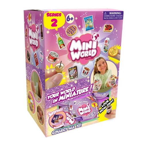 [PE2309001] Mini World Alimentos Sorpresa Displ/24 Serie 2 6a+