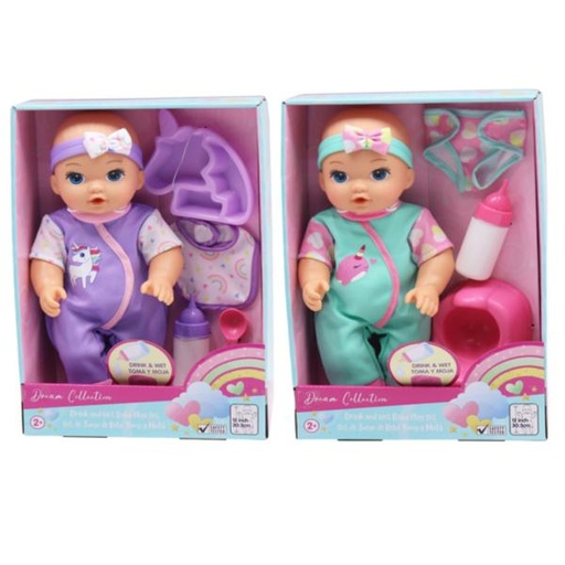 [GIG23104] Bebé con Set de Juego Toma y Moja Dream Collection Surt/2 2a+