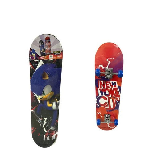 [PI11886] Patineta de Sonic Prime 31"x18" 5a+