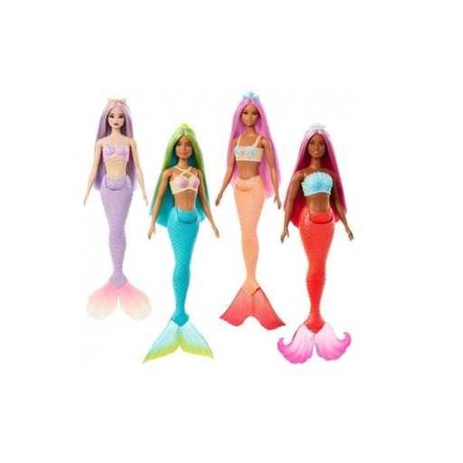 [MTHRR02] Muñeca Barbie Sirenas Surt/4 3a+
