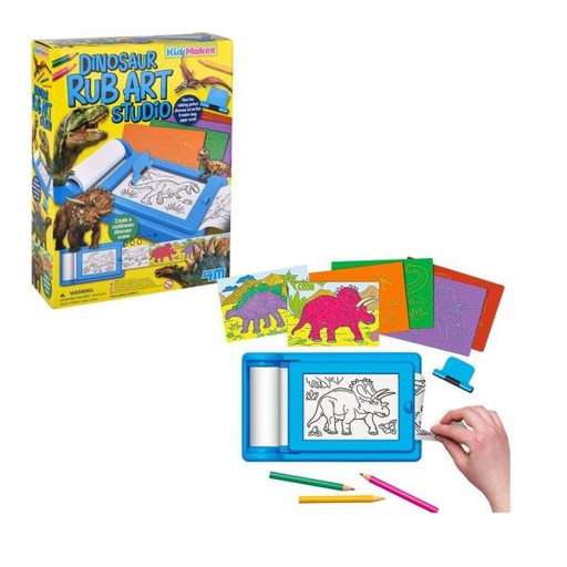 [4M4790] Kidz Maker Estudio de Arte Plasmar Dinosaurios 4a+
