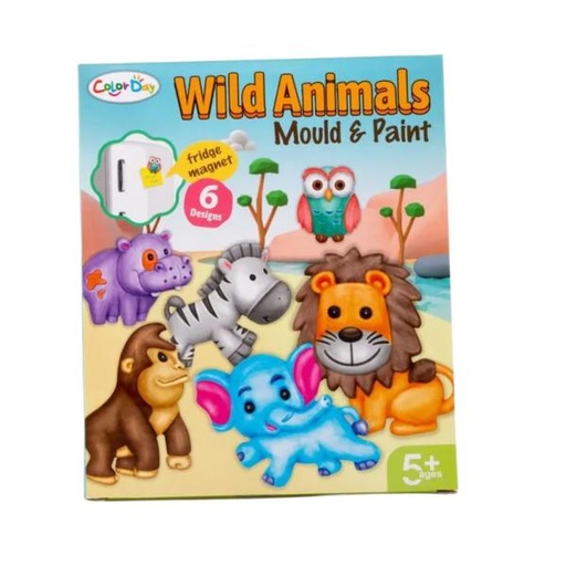 [WW8557] Moldes para Hacer Figuras con Yeso de Animales de La Selva 5A+ (455466)