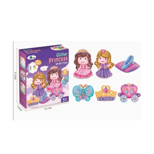 [WW8561] Figura Princesasa De Molde Y Pintura 5A+ (455497)