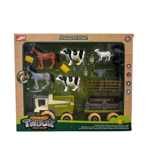 [WW8828] Tractor de Arroz para la Granja 13Pzs 3a+ (455633)
