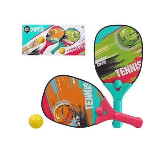 [WW9916] Set de 2 Raquetas Rosada con Verde 3a+ (456111)