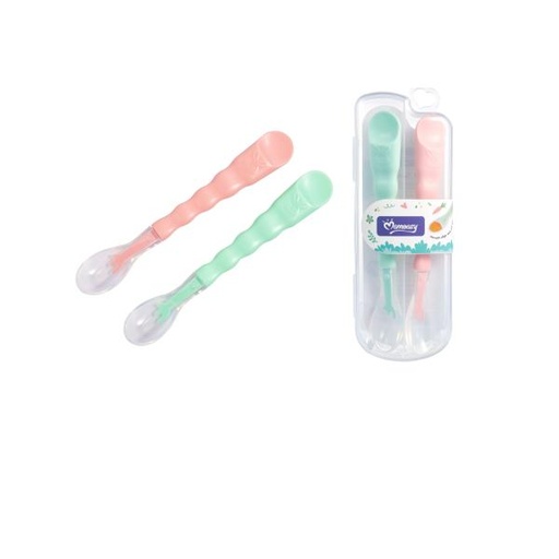 [IH45356] Set De Dos Cucharas Plasticas  6M+