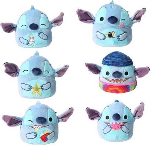 [JZSQDI00466] Peluches  Squishmallows 6.5" Disney Stitch Surt/6 3a+