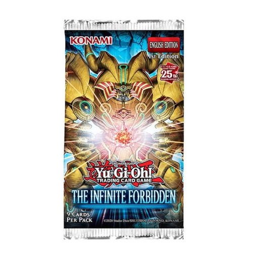 [DV86541] Cartas YU-GI-OH Sobres con 9 Cartas 1ST Edición The Infinite Forbidden  Displ/24 6a+ (Inglés)