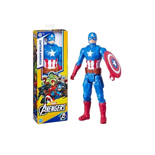 [HBE7877] Figura Marvel Avengers Capitan America 4a+