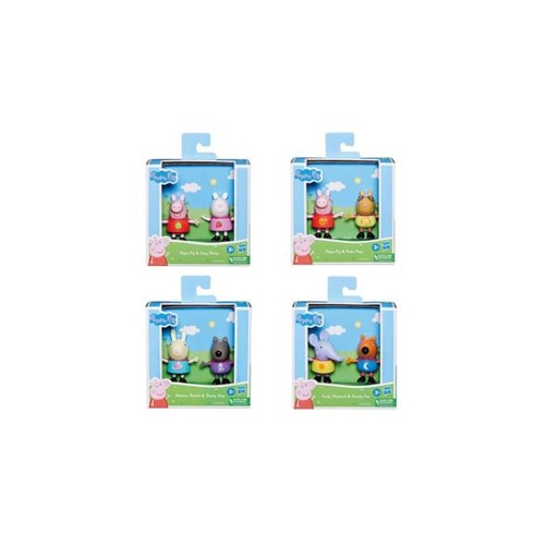 [HBF6413] Figuras Peppa Pig Set/2 Surt/4 3a+