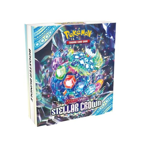 [CD85855] Cartas para Intercambio Pokémon Scarlet & Violet Caja 6 Sobres x10 Tarjetas 6a+ Stellar  Crown