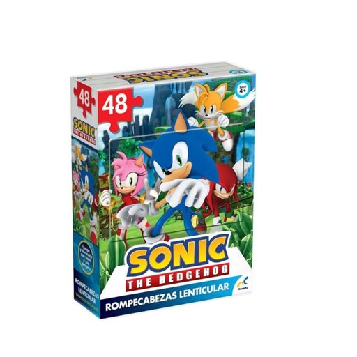 [PIJCA3485] Rompecabezas Lenticular Sonic the Hedgehog 48Pzs 4a+