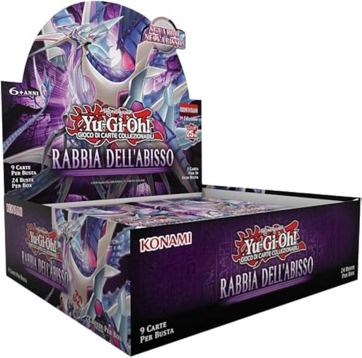 [DV86601] Cartas YU-GI-OH Sobres con 9 Cartas 1ST Edición Rage of the Abyss Displ/24 6a+ (Inglés)