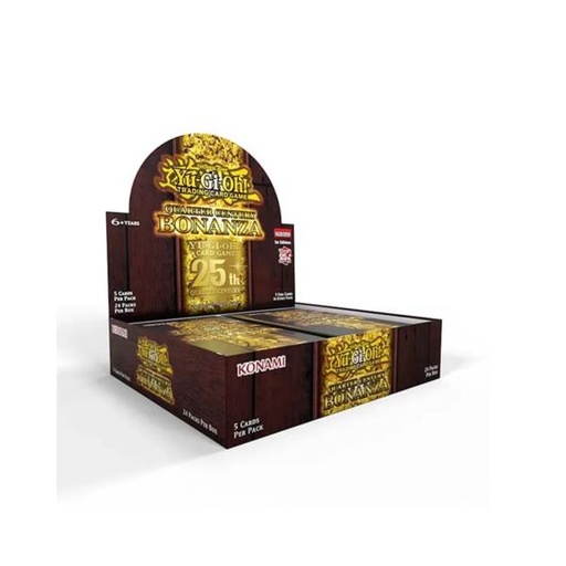 [DV86624] Cartas YU-GI-OH Sobres con 9 Cartas 1ST  Displ/24 Quarter Century Bonanza 6a+ (Inglés)