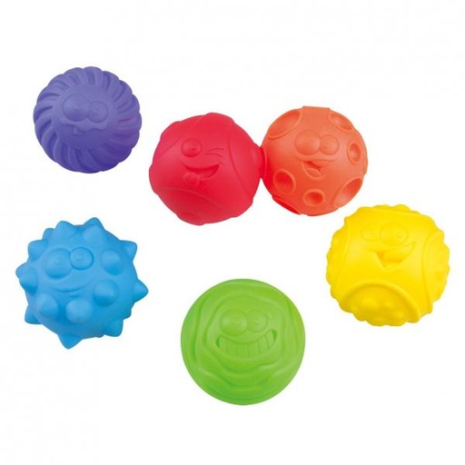 [PG2403] Bolitas Multicolor con Textura 6m+