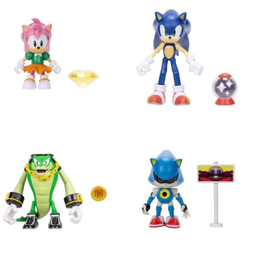[JP423064] Figuras Articuladas de Sonic the Hedgehog Surtido 3a+