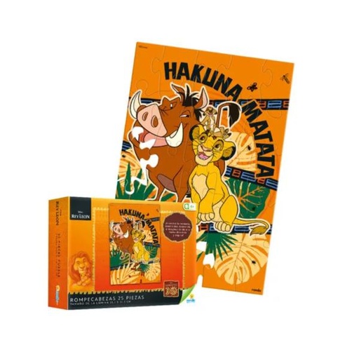 [RN12539] Rompecabezas Disney El Rey León 25Pzs 4a+