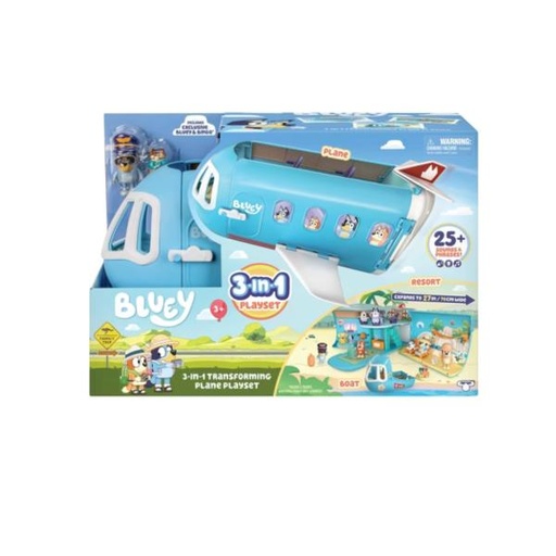 [BT17670] Juego de Avión Transformador 3en1 3a+
