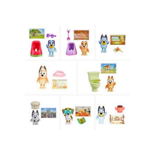 [BT18041] Figuras de Bluey Displ/12 Surt/8 3a+