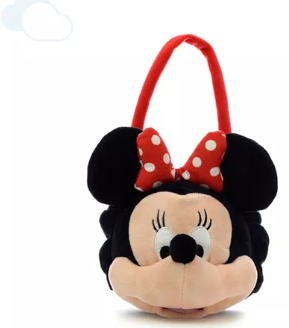 [PI19700] Bolso Pequeño de Peluche Disney Minnie Mouse Rojo 3a+