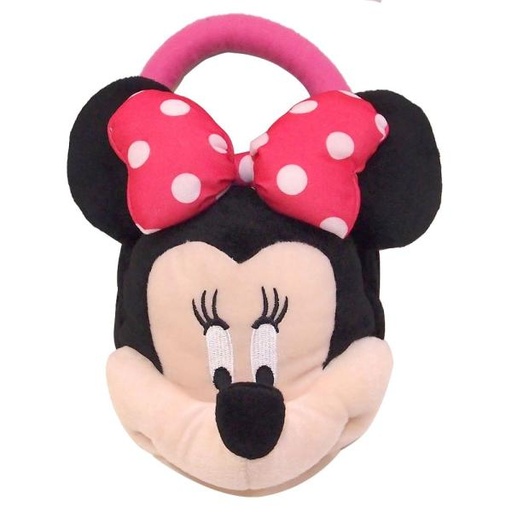 [PI19701] Bolso Pequeño de Peluche de Mano Disney Minnie Mouse Rosado 3a+