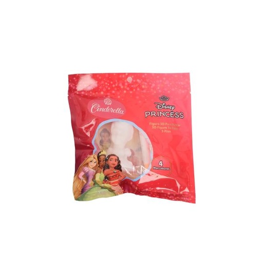 [CV1442] Figura 3D para Pintar Disney Princesas Surt/3 3a+ (PT-PR-PNM)