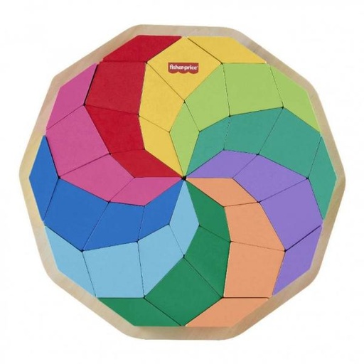 [MTHXT94] Fisher-Price Puzle Mandala de Madera 3a+
