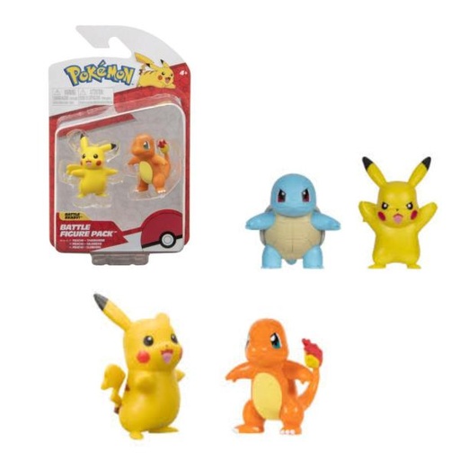 [JZPKW0258] Figuras Pokémon Set/2 Surt/3 4a+