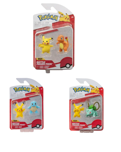 [JZPKW0258] Figuras Pokémon Set/2 Surt/3 4a+