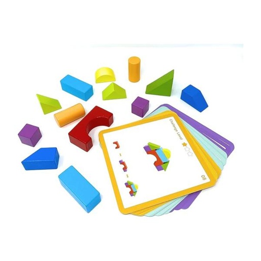 [TKTL386] Juego d Bloques 33Pzs 12m+