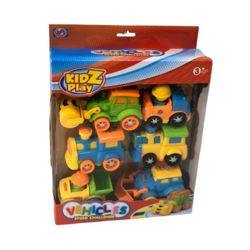 [WW99840H] Mini Vehículos Set de 6 3a+