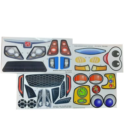 [STR06] Calcomanias 8629, 8666, 8669, 8230, 8506, 8552 cada unid ¢ 3,000