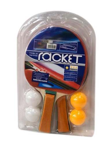[WX427012] Set Raquetas y Bolas de Ping-Pong 4a+