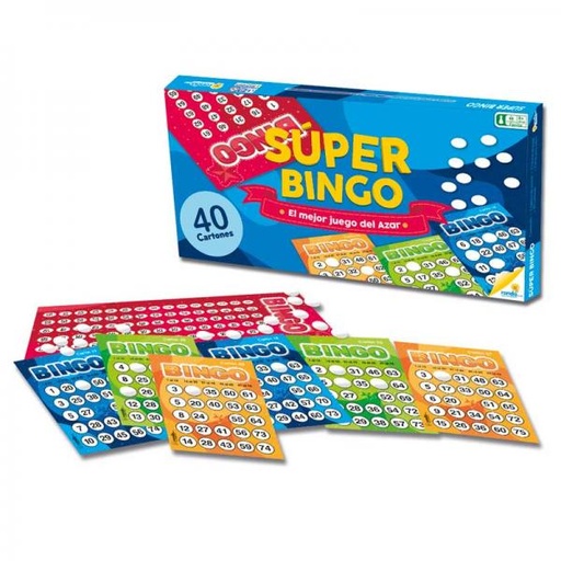 [RN035002] Juego de Mesa Súper Bingo 8a+