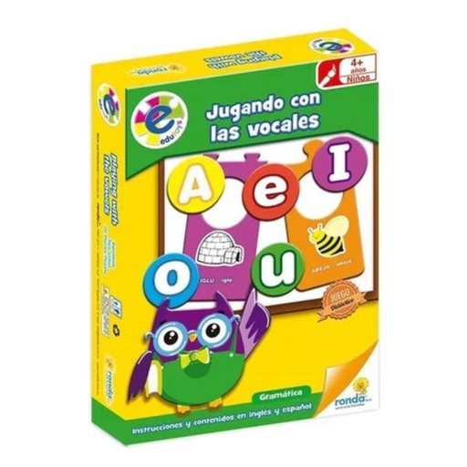 [RN060796] Juego Didáctico Jugando con Las Vocales 4a+
