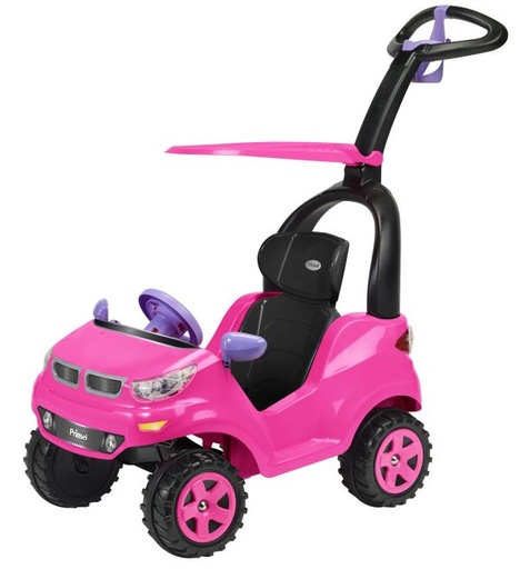[PS1631] Carro Rosado Prinsel Montable de Empujar 1-5a