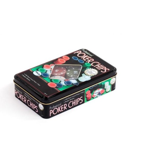 [NN1021] Fichas de Poker Profesionales Caja de Aluminio 10a+