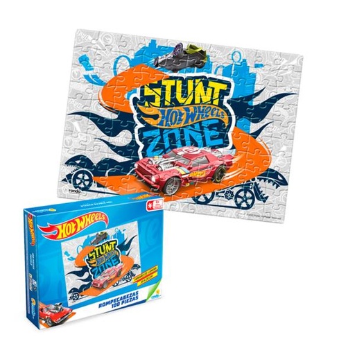 [RN11743] Hot Wheels - Rompecabezas 100pzs 6a+