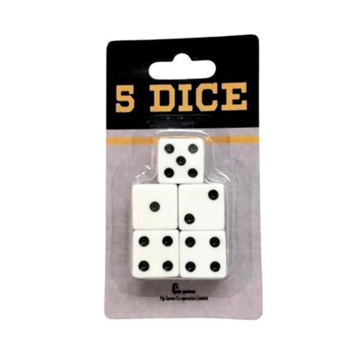 [PP130] Juego de Dados Set de 5pzs