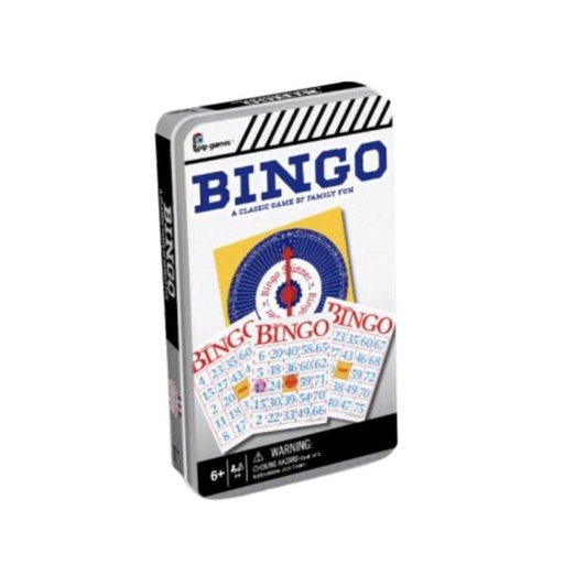 [PP815] Juego de Bingo en Caja Metálica 3a+