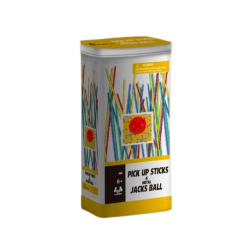 [PP821] Juego de Palillos Chinos y Jaxes Caja Metálica 6a+