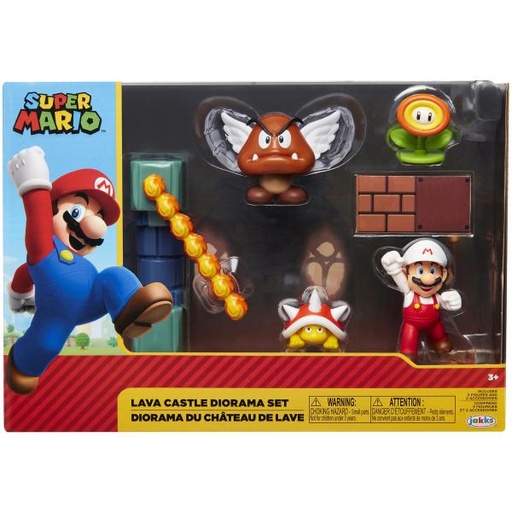[JP400154] Juego Diorama Catillo de Lava Super Mario (40015) 3a+