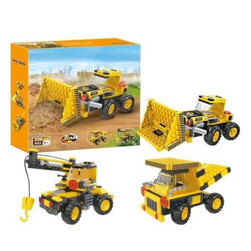 [CO3029] Vehículo de Construcción Creator 3en1 220pzs 6a+