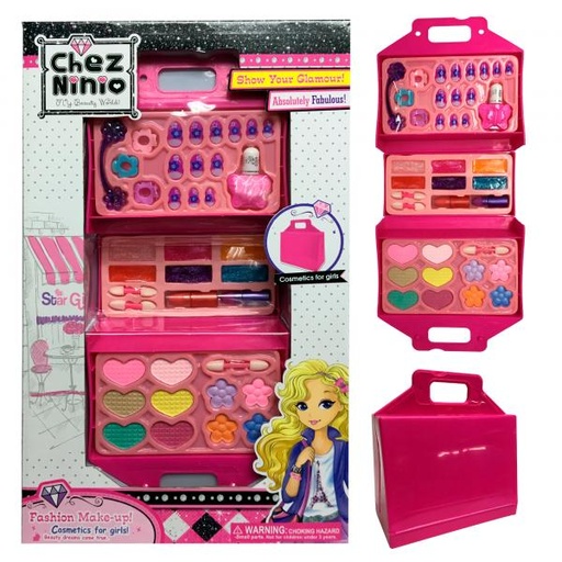 [WW77010] Caja de Maquillaje Fashionista Chez Ninio 5a+